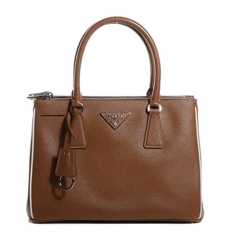 prada double zip tote talco|prada saffiano tote price.